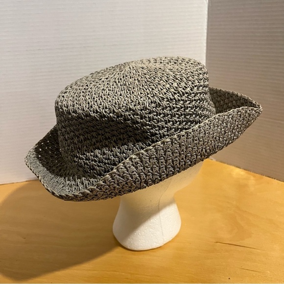 Adventurer Straw Hat Women’s One Size Blue Grey - Picture 5 of 8